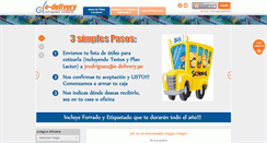 Desktop Screenshot of e-delivery.pe